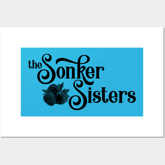 Sonker Sisters Black Wall Art by Sara Howard